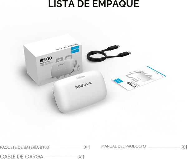 BOBOVR Paquete de baterías B100 para S3 Pro