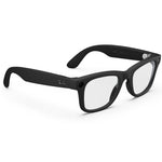 Gafas inteligentes Ray-Ban Meta Wayfarer (Gen 2) en color negro, vistas en ángulo, destacando la cámara y el logotipo Ray-Ban en la patilla. - Kmaron Digital