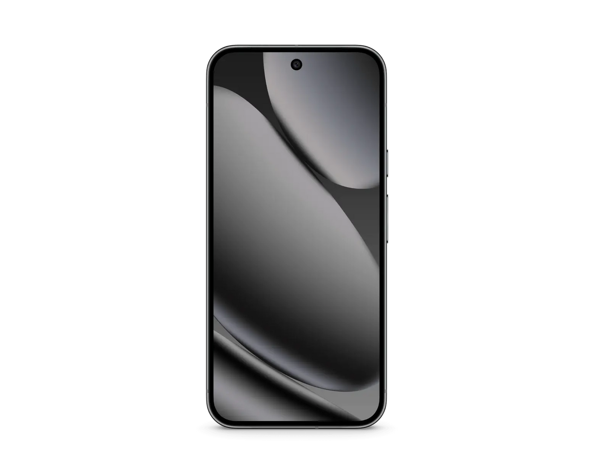 Celular Google Pixel 10 Pro XL: Detalle de la cámara frontal integrada en la pantalla - Kmaron Digital